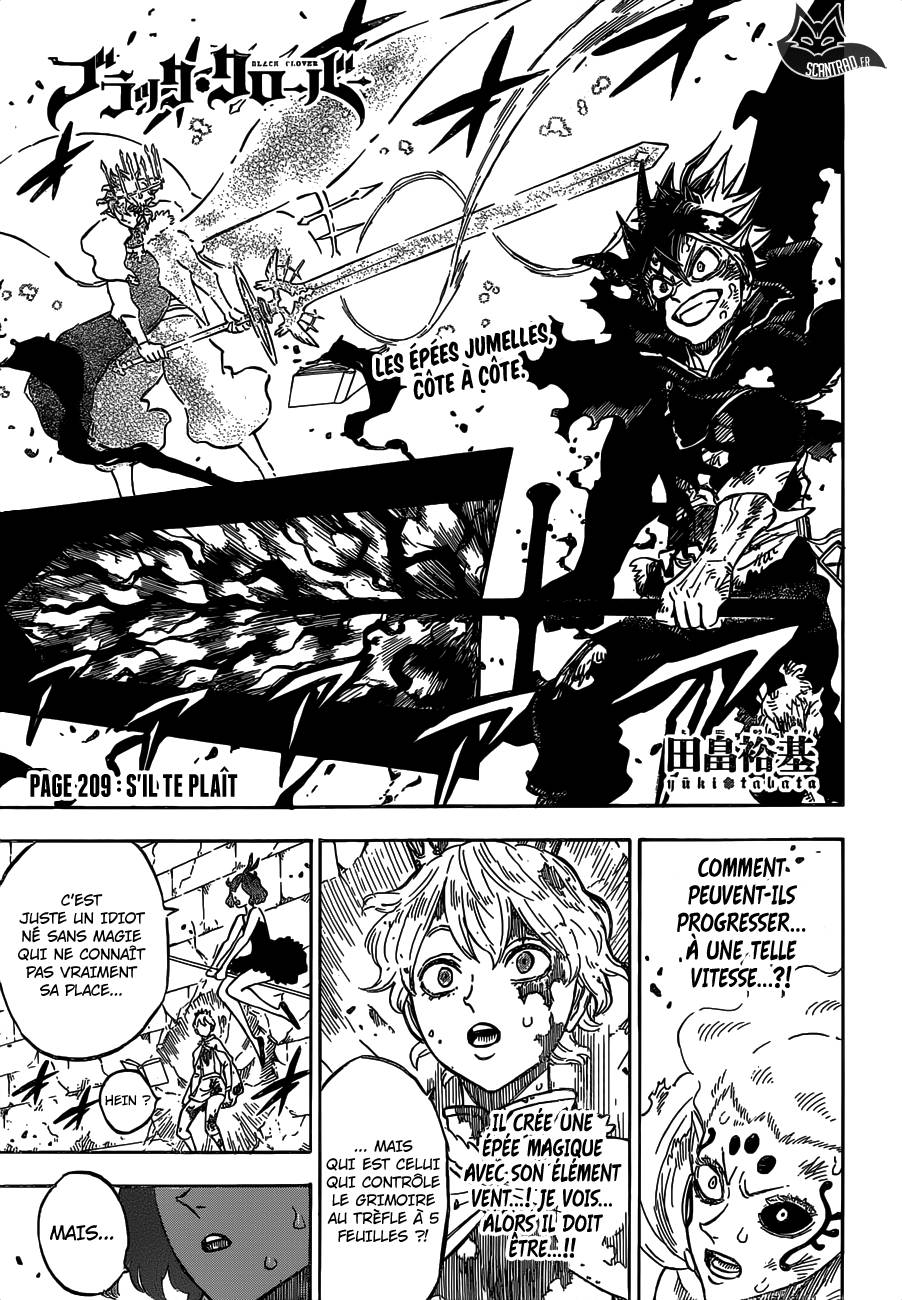 Lecture en ligne Black Clover 209 page 1