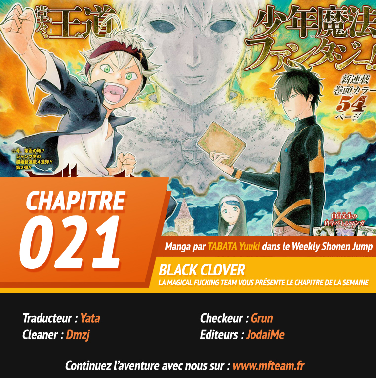 Lecture en ligne Black Clover 21 page 1