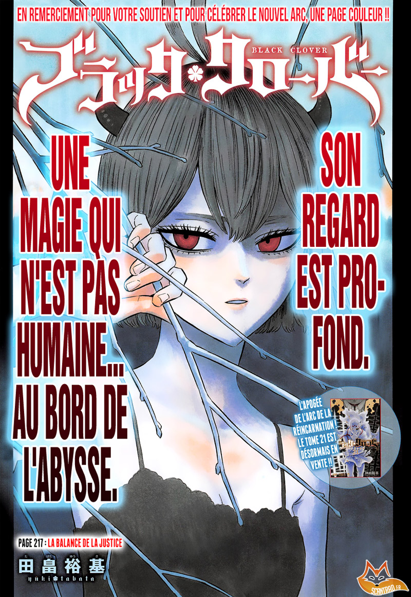 Lecture en ligne Black Clover 217 page 1
