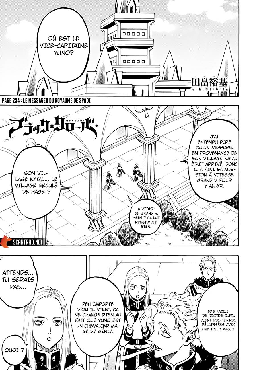 Lecture en ligne Black Clover 234 page 1