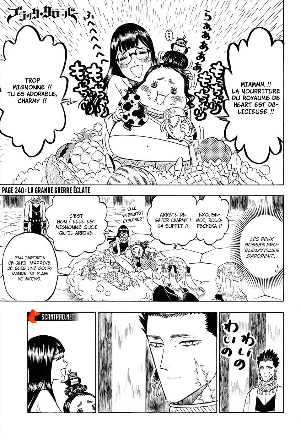 Lecture en ligne Black Clover 240 page 1
