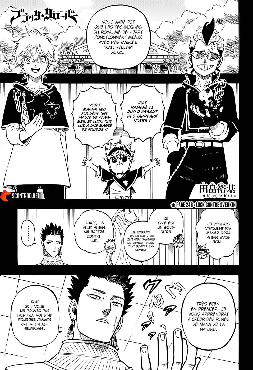 Lecture en ligne Black Clover 248 page 1