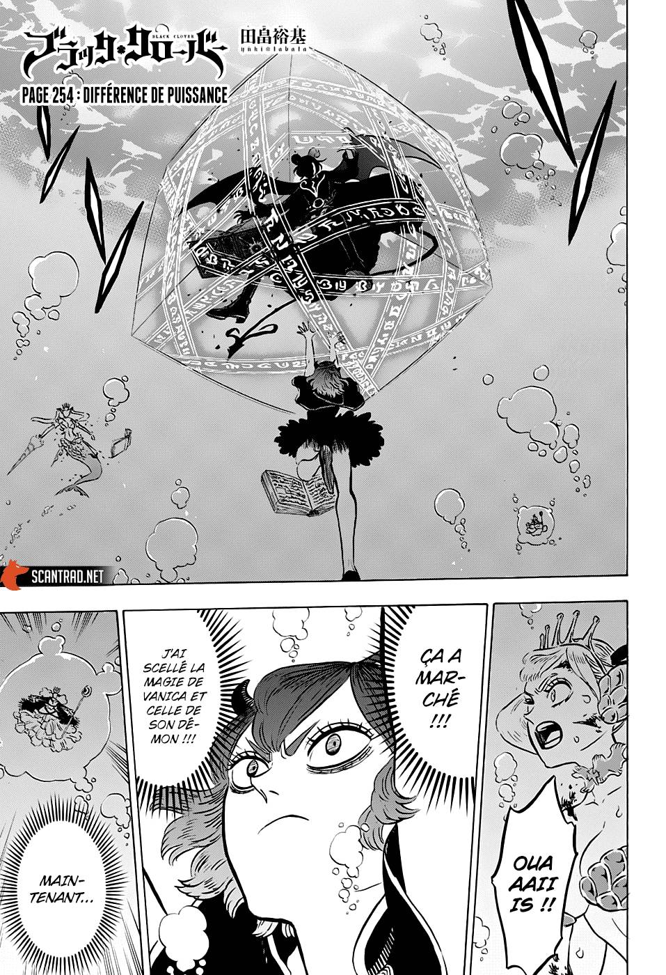 Lecture en ligne Black Clover 254 page 1