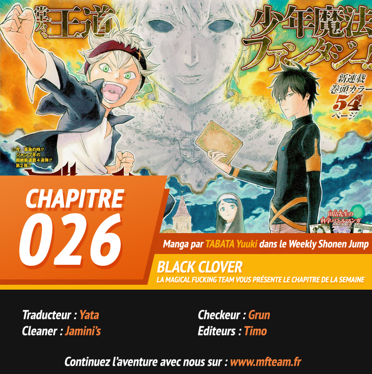 Lecture en ligne Black Clover 26 page 1