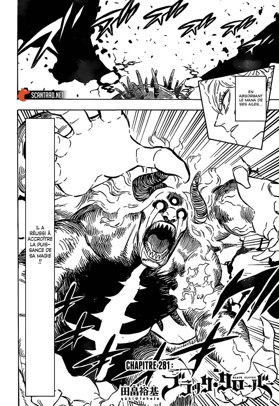Lecture en ligne Black Clover 281 page 3