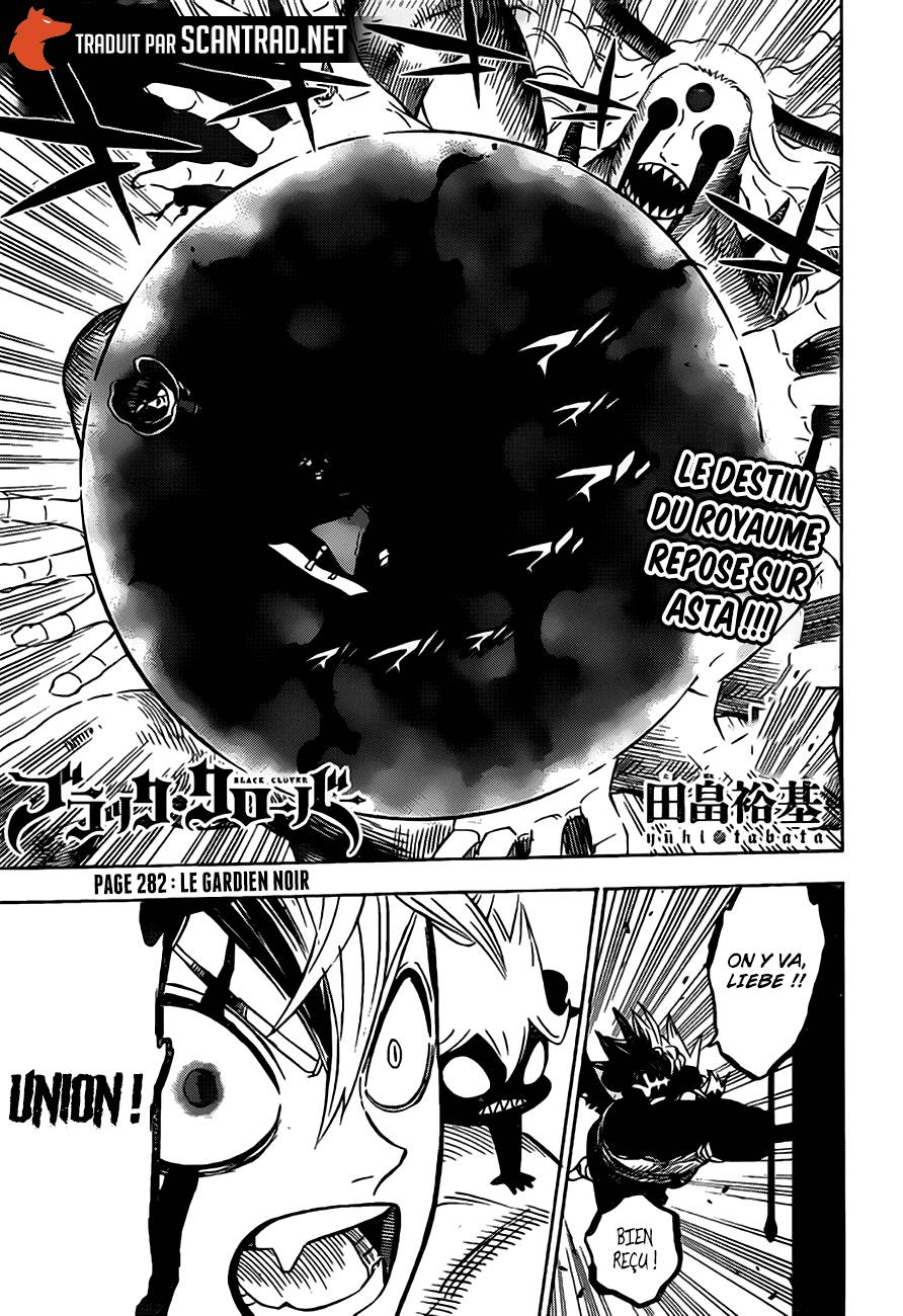 Lecture en ligne Black Clover 282 page 1