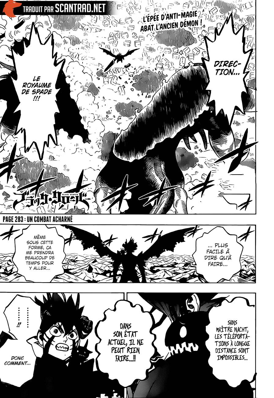 Lecture en ligne Black Clover 283 page 1