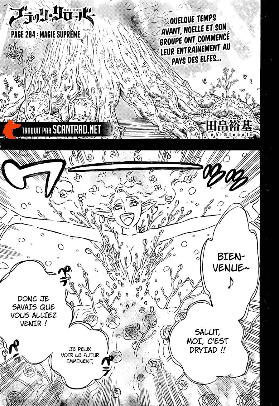 Lecture en ligne Black Clover 284 page 1
