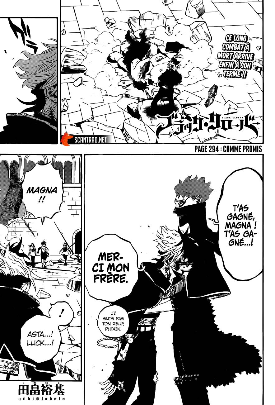 Lecture en ligne Black Clover 294 page 1