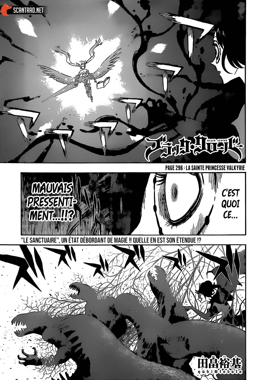 Lecture en ligne Black Clover 296 page 1