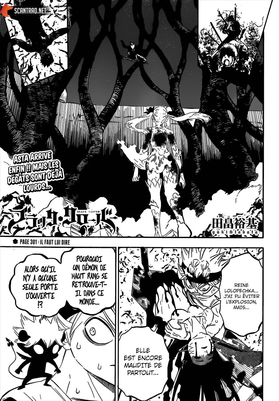 Lecture en ligne Black Clover 301 page 1