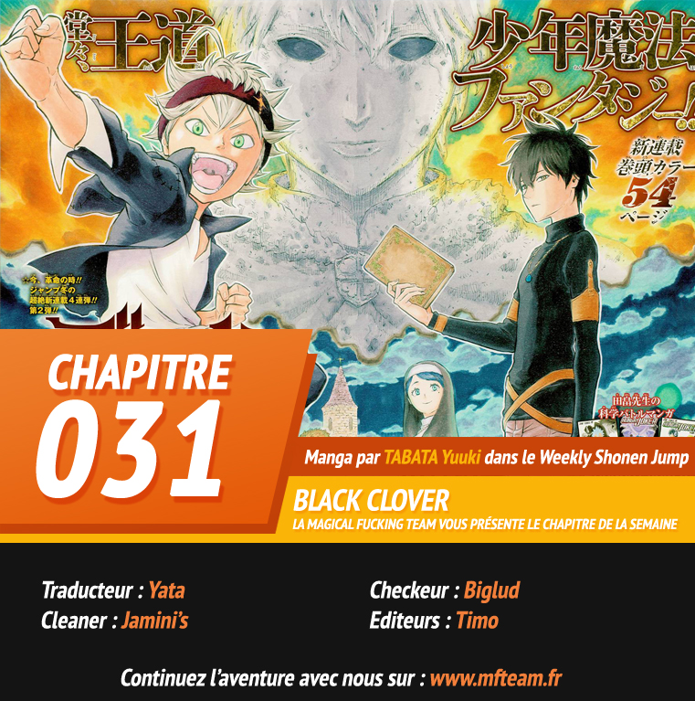 Lecture en ligne Black Clover 31 page 1