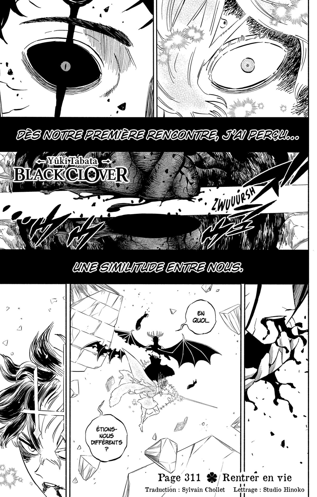 Lecture en ligne Black Clover 311 page 1