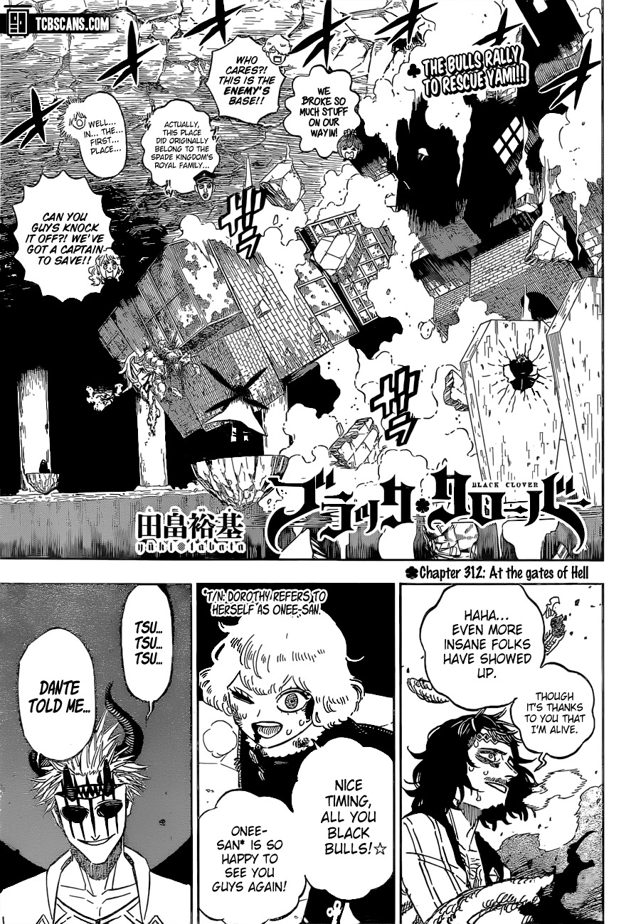 Lecture en ligne Black Clover 312 page 1