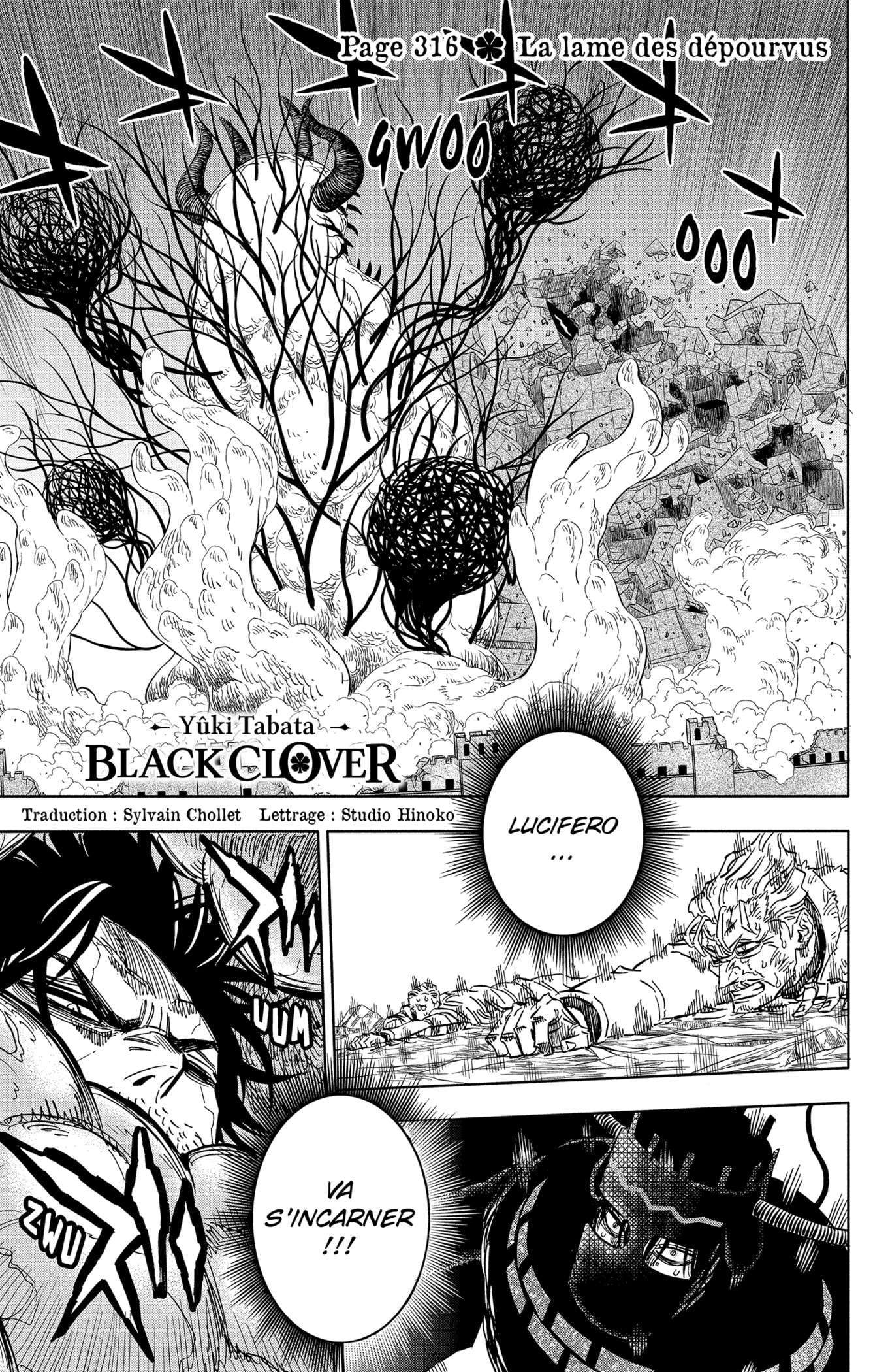Lecture en ligne Black Clover 316 page 1