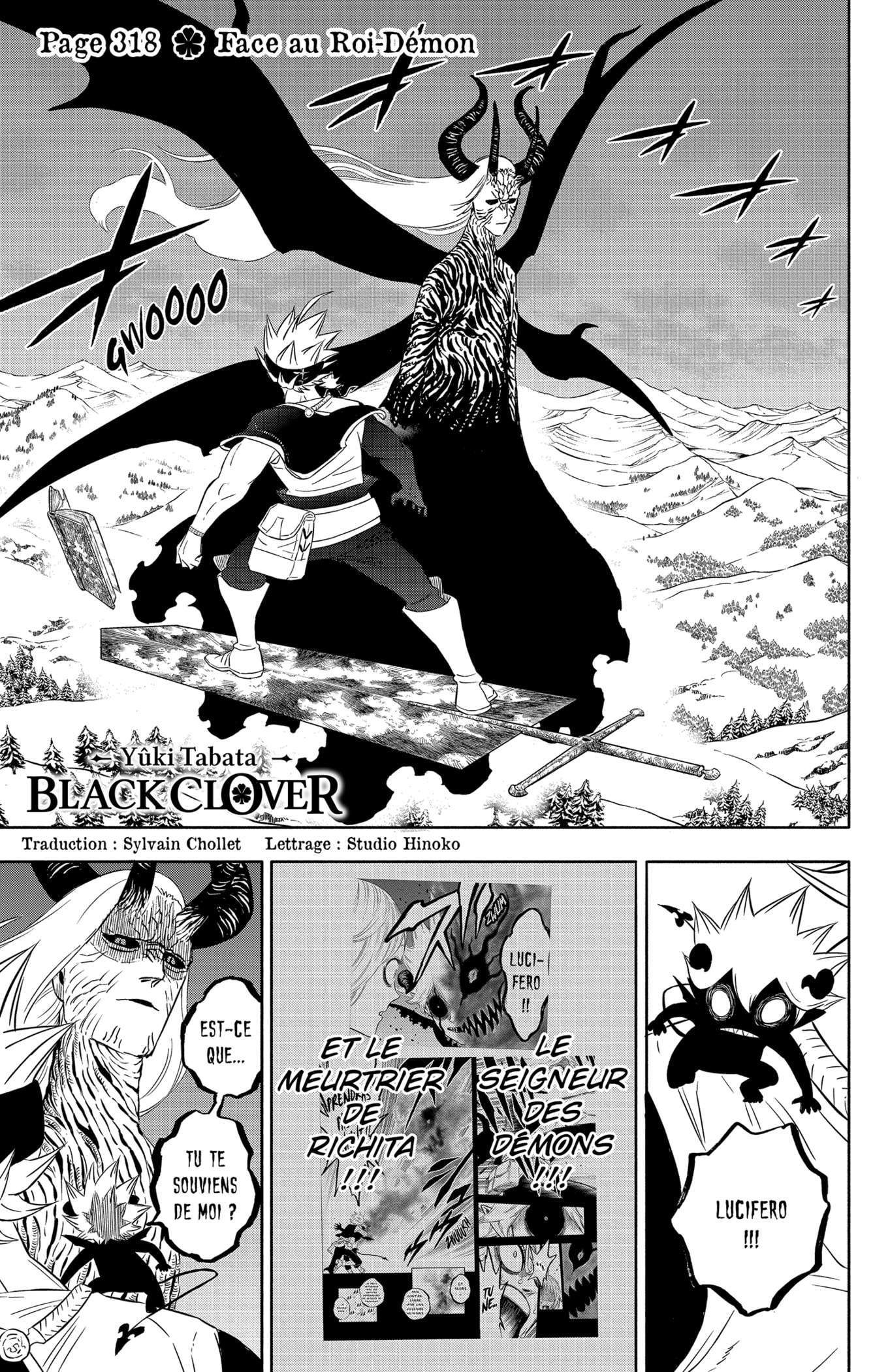 Lecture en ligne Black Clover 318 page 1