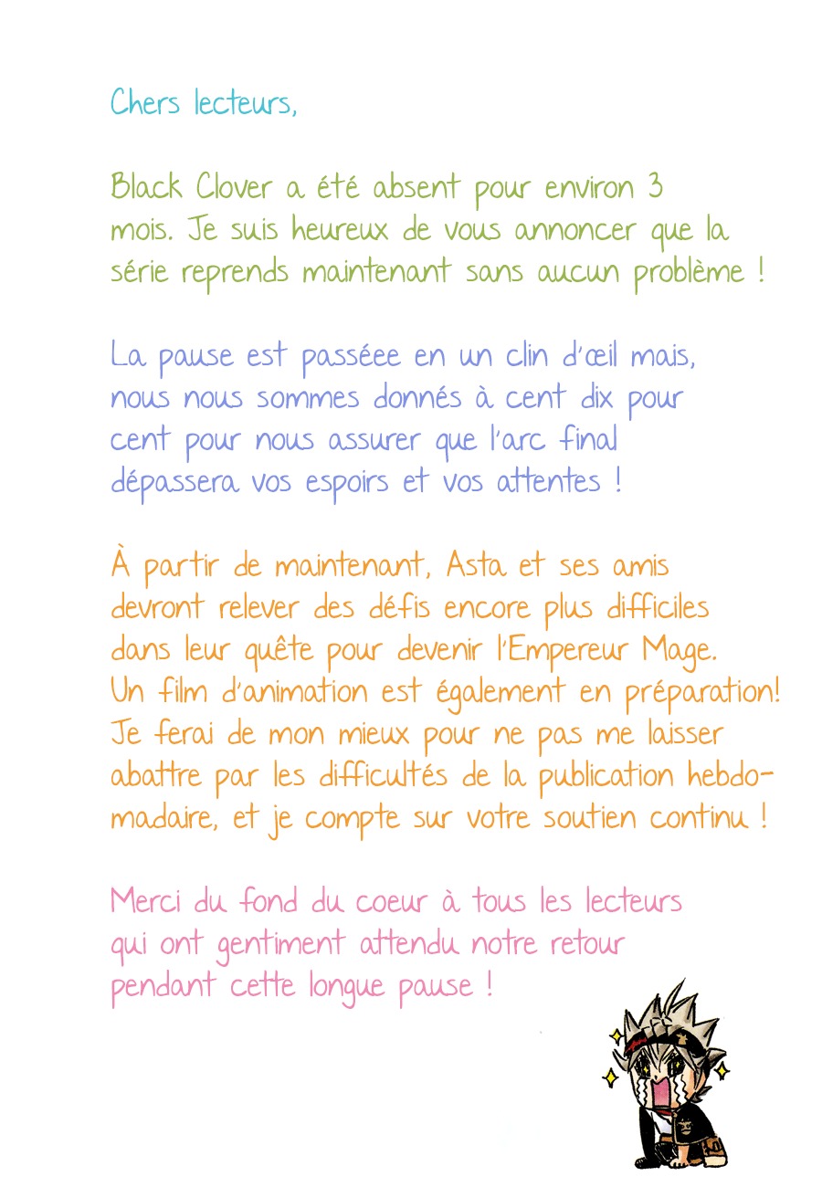 Lecture en ligne Black Clover 332 page 1