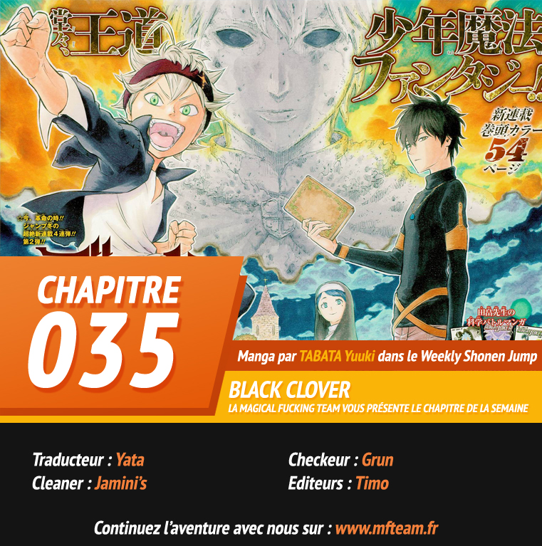 Lecture en ligne Black Clover 35 page 1