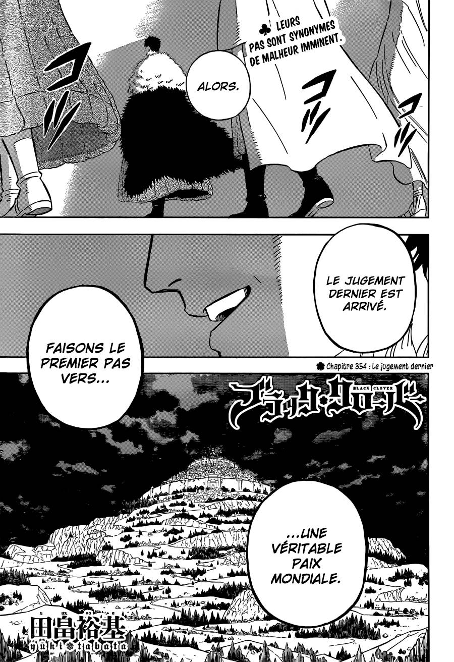 Lecture en ligne Black Clover 354 page 1