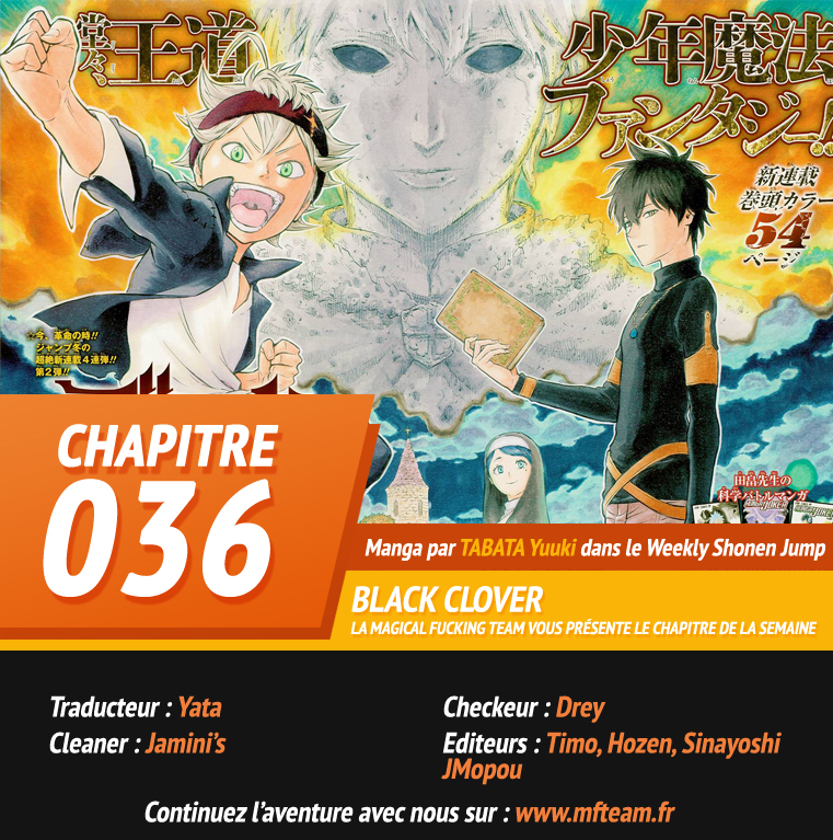 Lecture en ligne Black Clover 37 page 1