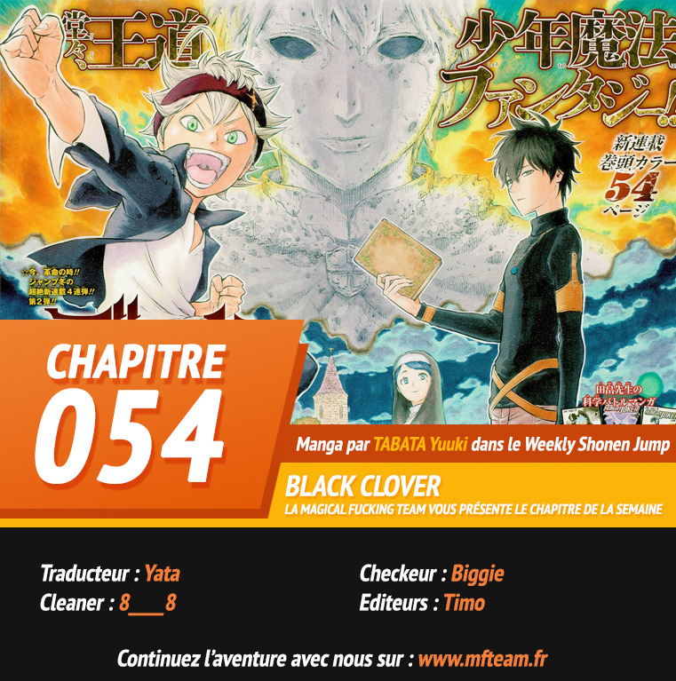 Lecture en ligne Black Clover 54 page 1