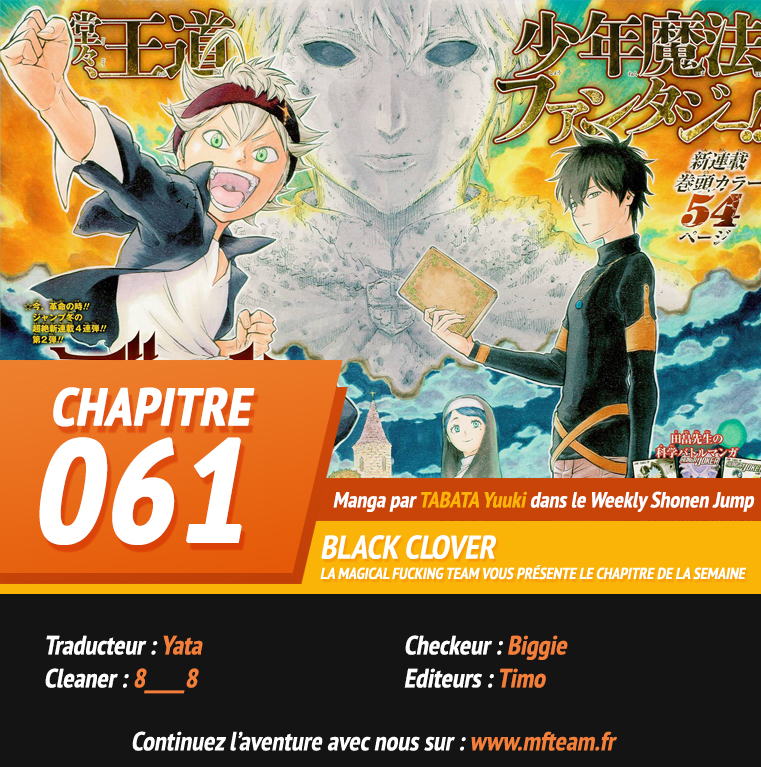 Lecture en ligne Black Clover 61 page 1