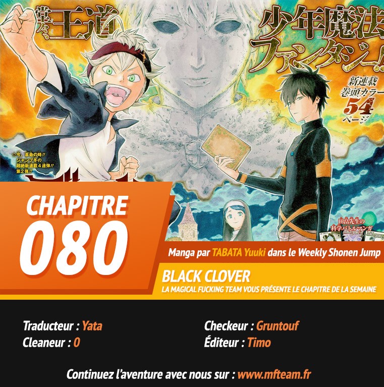 Lecture en ligne Black Clover 80 page 2
