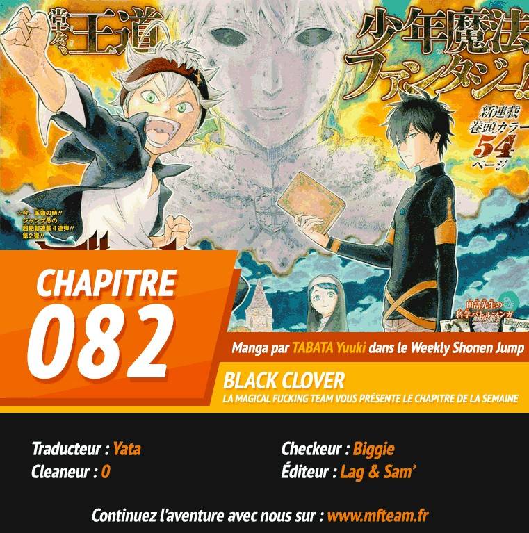 Lecture en ligne Black Clover 82 page 1