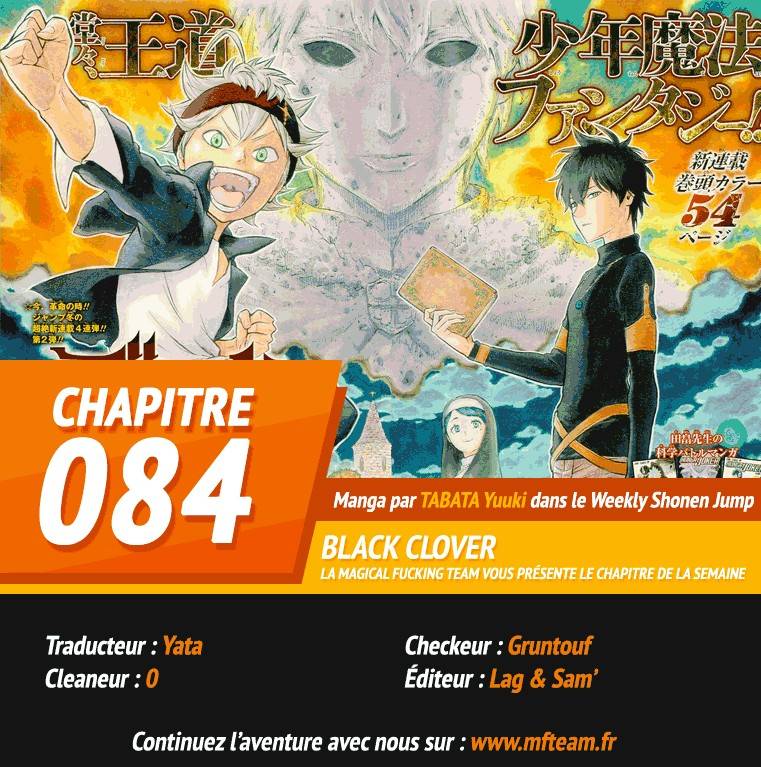 Lecture en ligne Black Clover 84 page 1