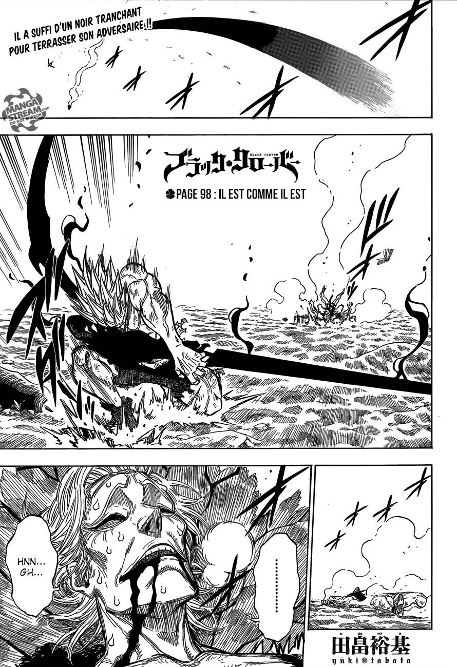 Lecture en ligne Black Clover 98 page 2
