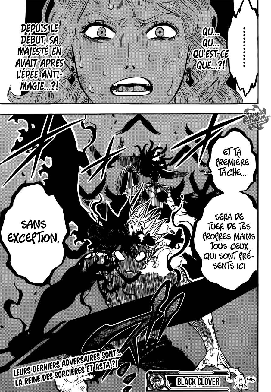 lecture en ligne Black Clover 98 page 19