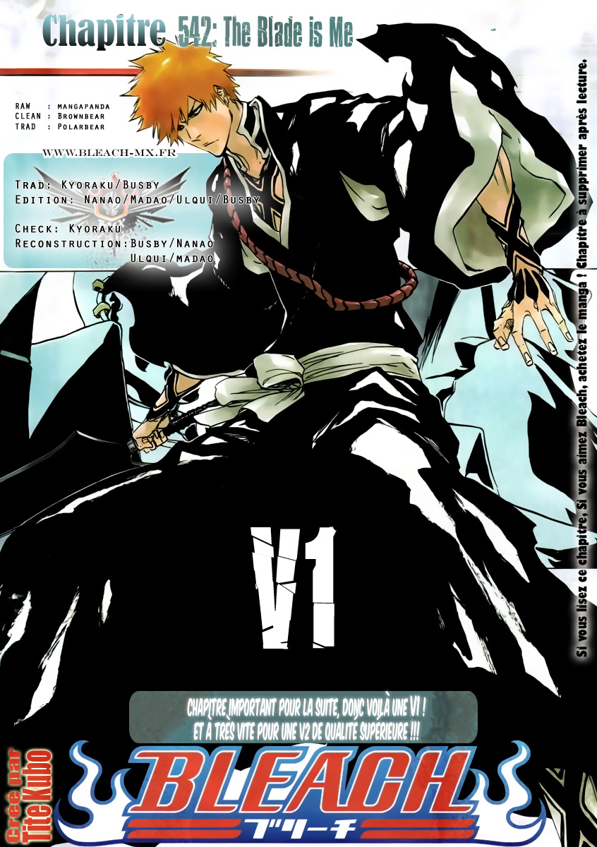 Lecture en ligne Bleach 542 page 1
