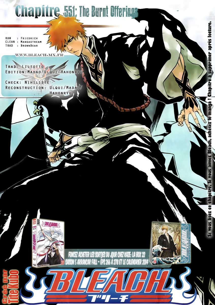 Lecture en ligne Bleach 551 page 1