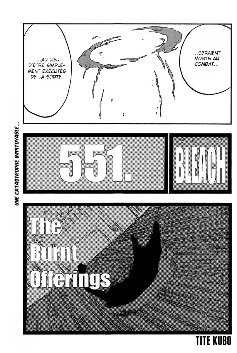 Lecture en ligne Bleach 551 page 6