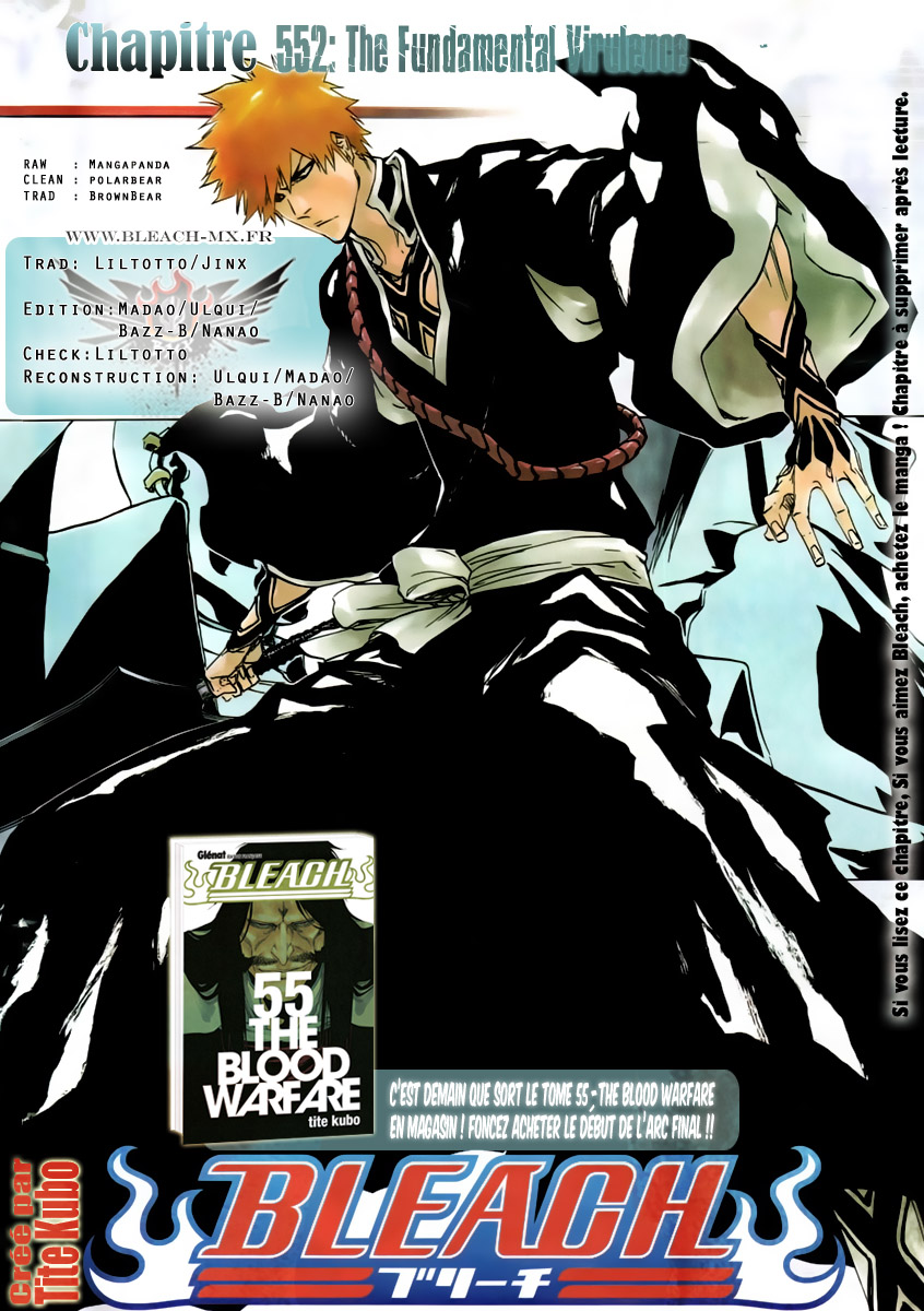 Lecture en ligne Bleach 552 page 1