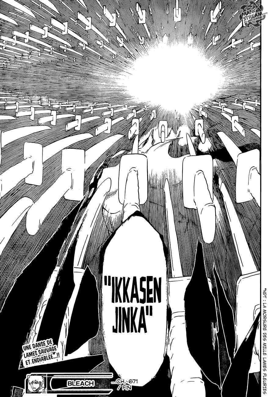 Lecture en ligne Bleach 671 page 17