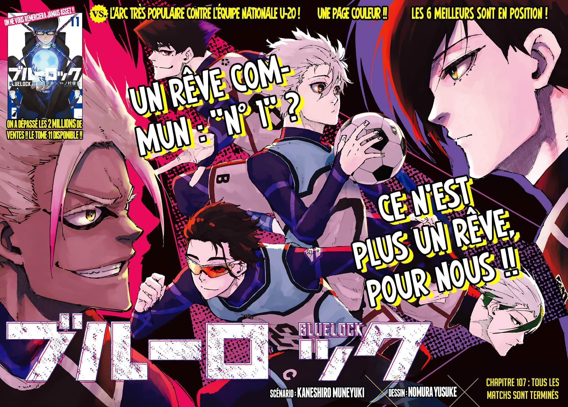 Lecture en ligne Blue Lock 107 page 1