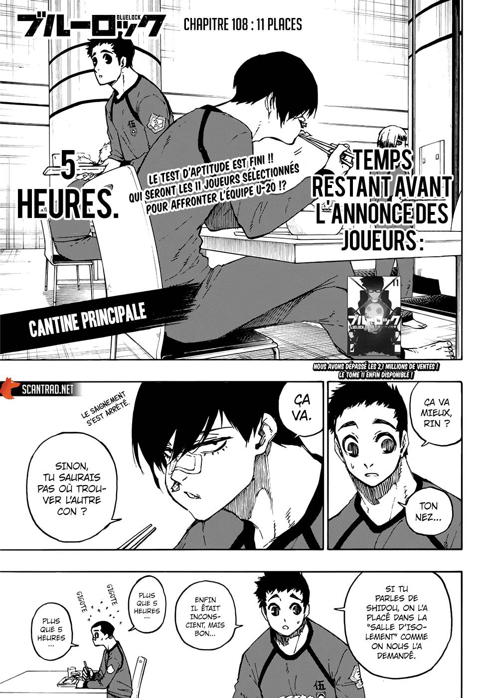 Lecture en ligne Blue Lock 108 page 1