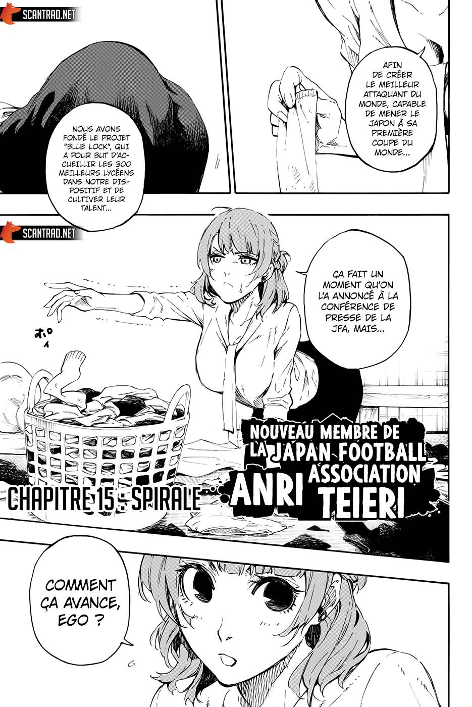 Lecture en ligne Blue Lock 15 page 1