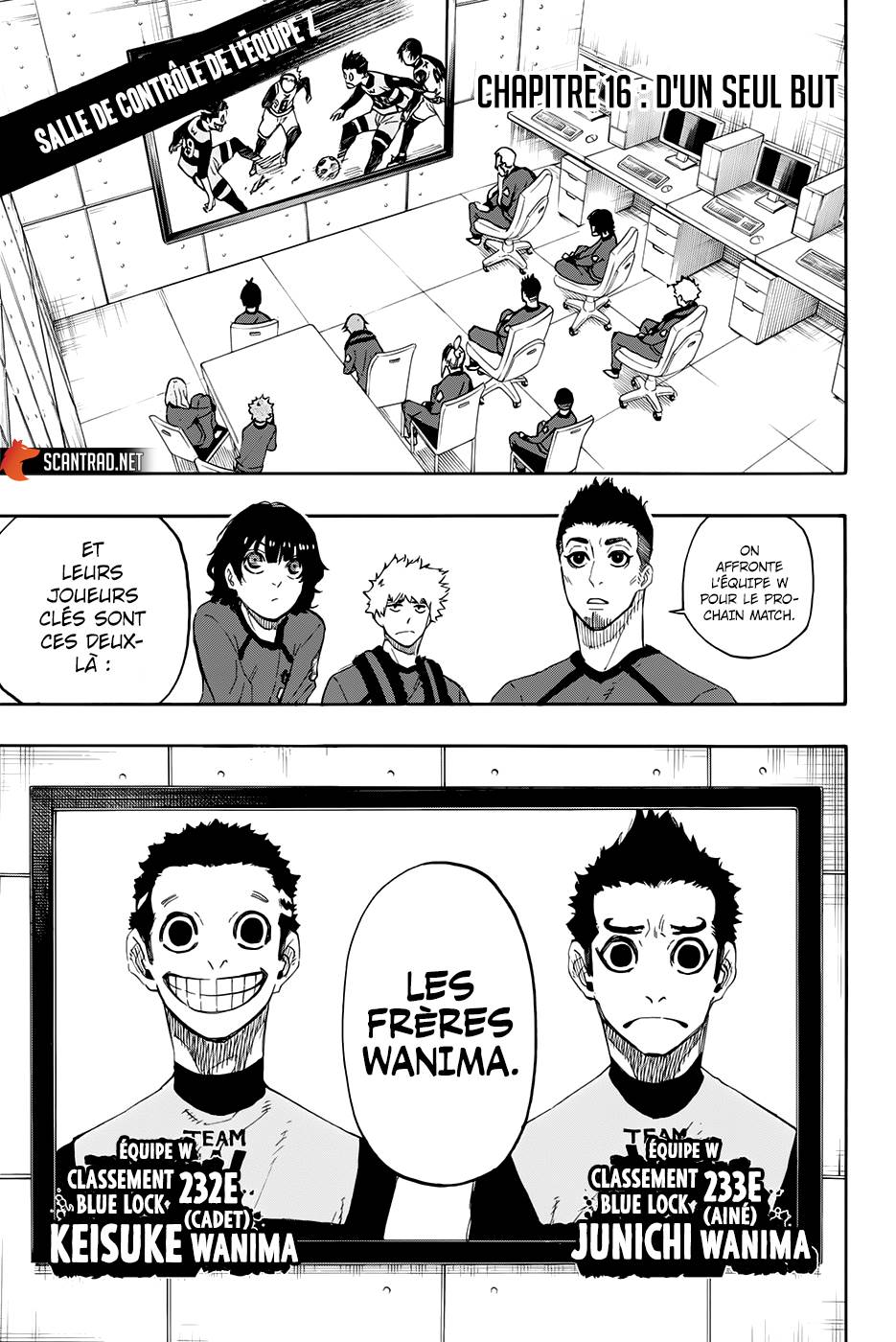 Lecture en ligne Blue Lock 16 page 1
