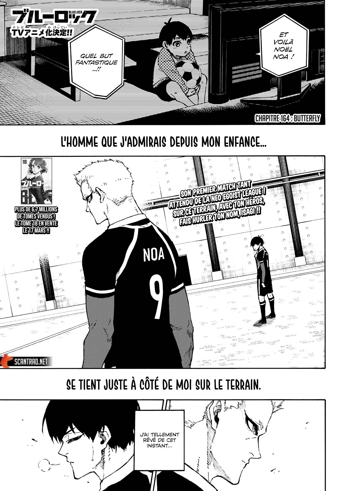 Lecture en ligne Blue Lock 164 page 1