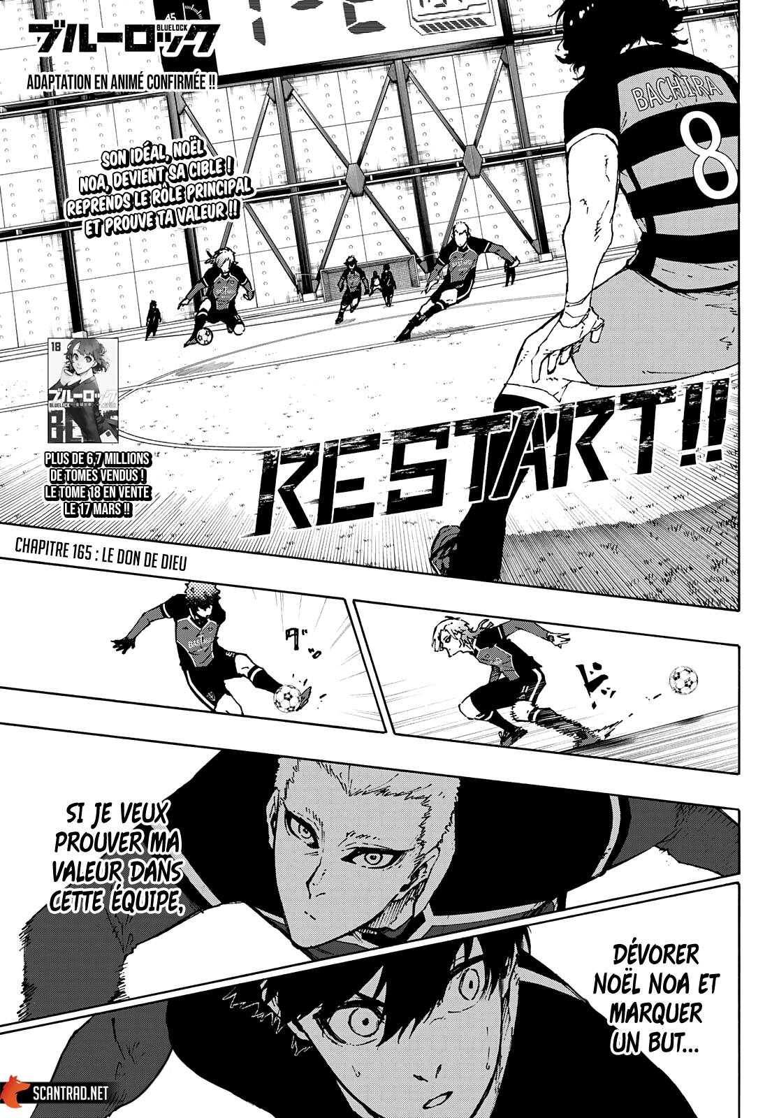 Lecture en ligne Blue Lock 165 page 1