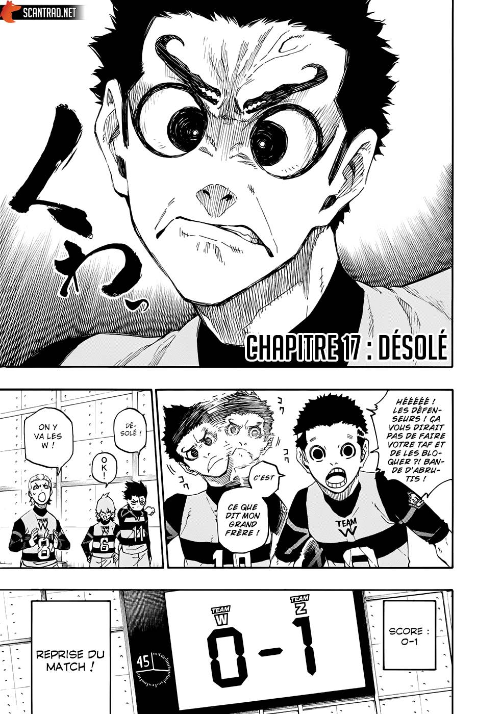 Lecture en ligne Blue Lock 17 page 1