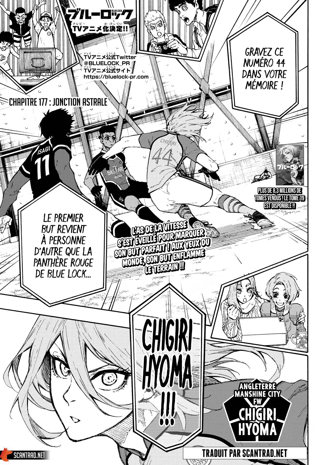 Lecture en ligne Blue Lock 177 page 1