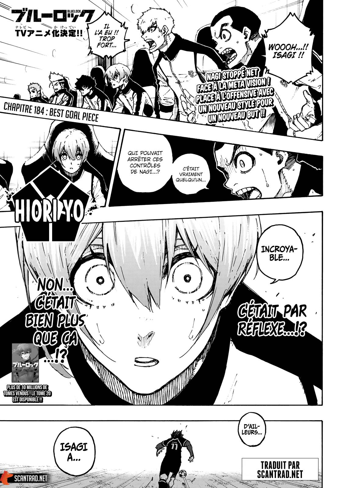 Lecture en ligne Blue Lock 184 page 1