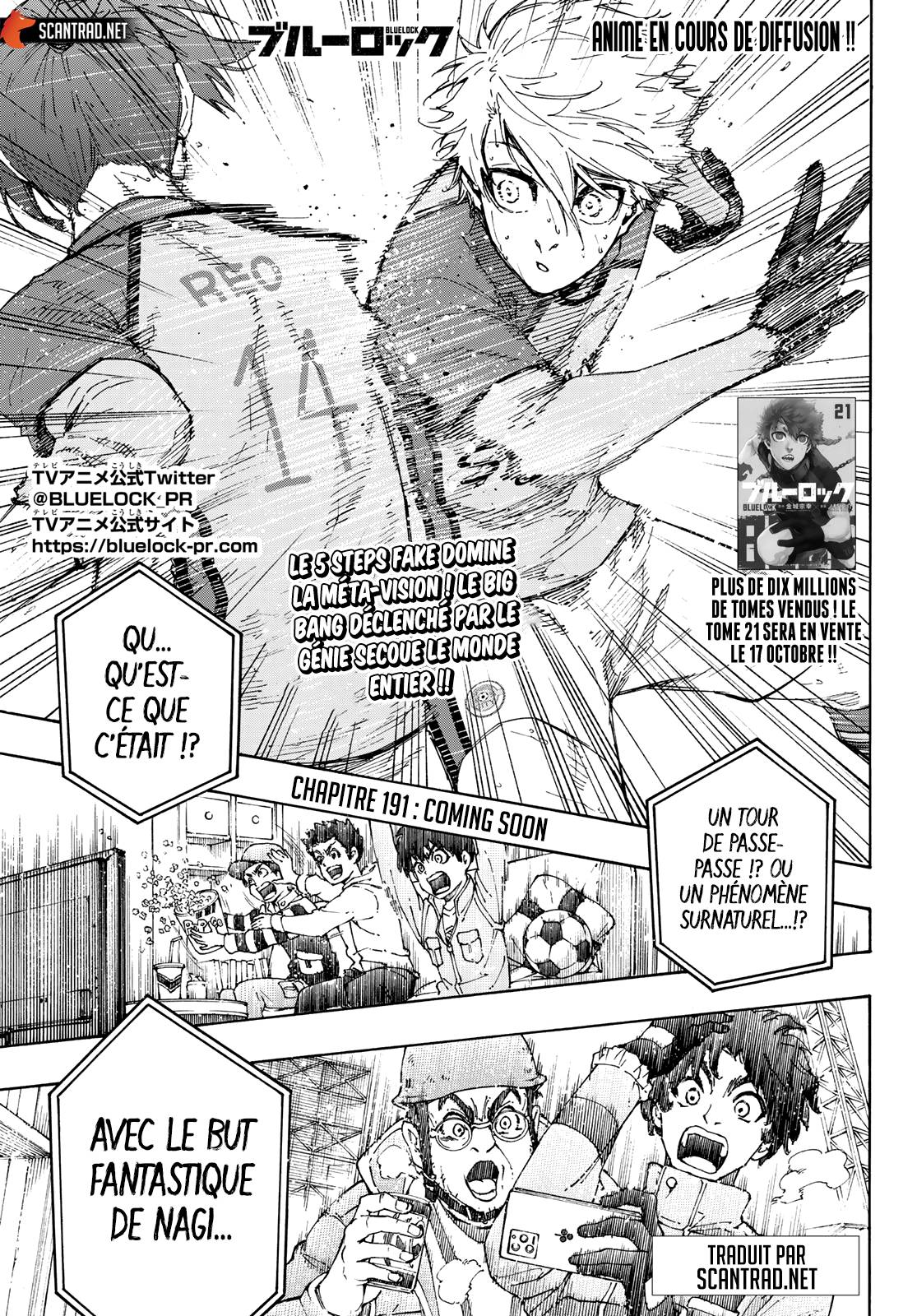 Lecture en ligne Blue Lock 191 page 1