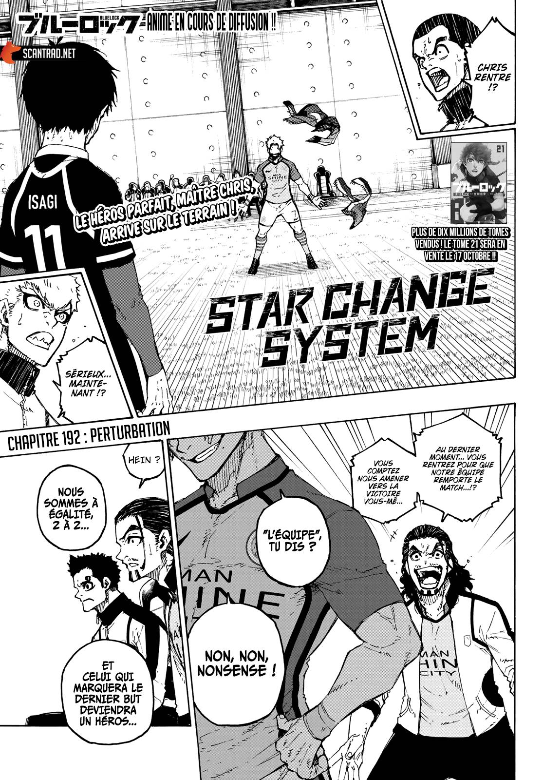 Lecture en ligne Blue Lock 192 page 1