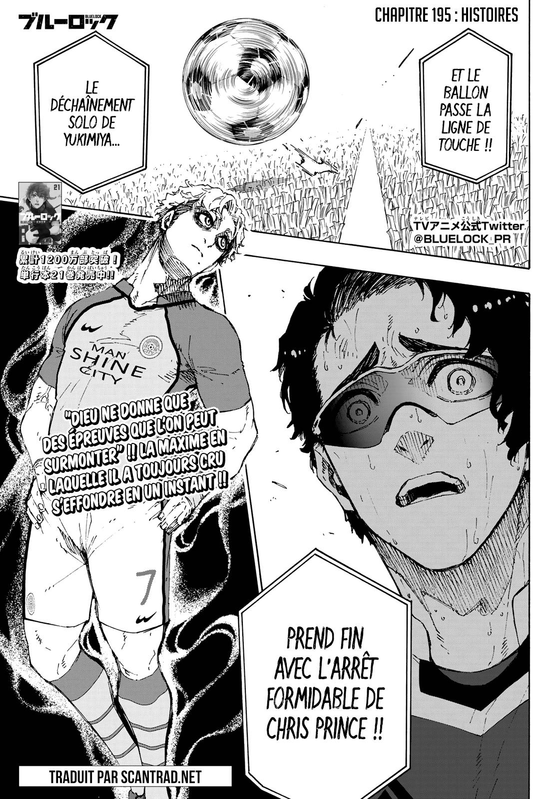 Lecture en ligne Blue Lock 196 page 1