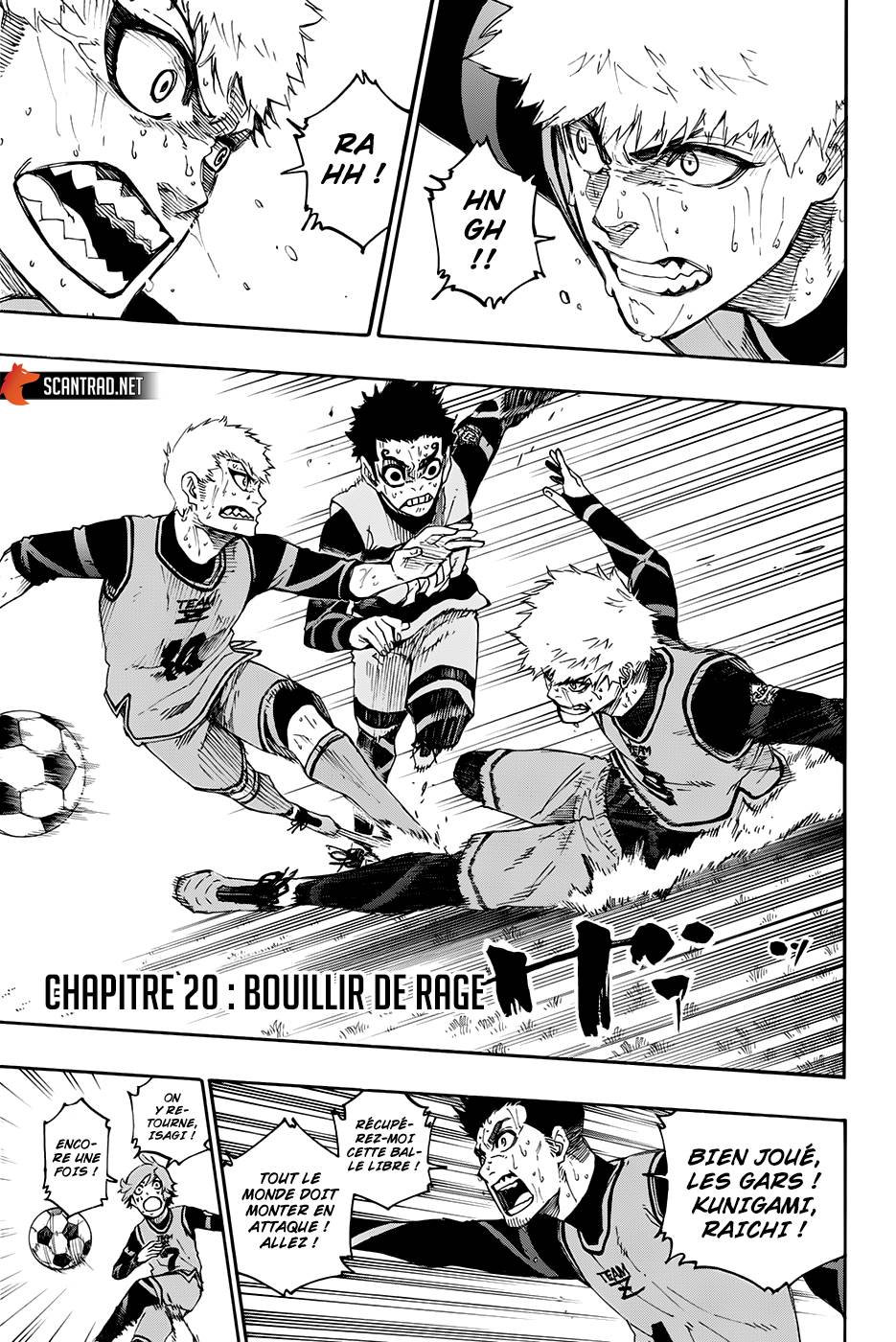 Lecture en ligne Blue Lock 20 page 1