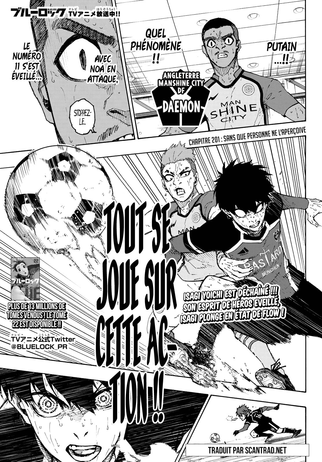 Lecture en ligne Blue Lock 201 page 1